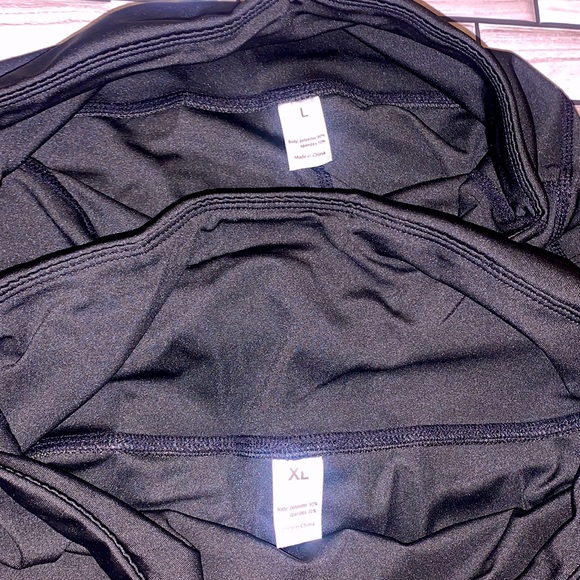 NWOT BLK High Waisted Biker Shorts - Picture 3 of 3